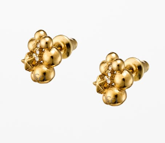 Soiree25モチーフコレクションブドウ形ピアス